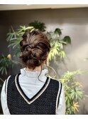 お呼ばれヘアセット
