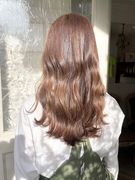 アミュレ(Amule) 明るい白髪染めでできるミルクティーカラーグレージュカラー梅丘