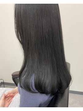 キティン 吉祥寺(kitin) 《kitin吉祥寺》透け感グレー 艶ロング