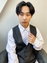 20代30代40代メンズアップバング清潔感爽やかビジカジ