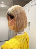 インナーカラー耳掛けボブ☆