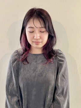 美容室 はなこ イヤリングカラー