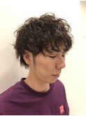 メンズカット+パーマ♪