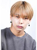 シースルーマッシュツーブロック刈り上げ韓国ワックスなし