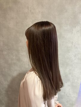 ヘアースペースブルームエア HAIR SPACE BLOOM Ea 【酸性ストレート】透明感カラー