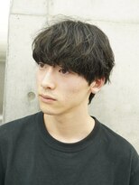 レタッチバイフィフス(RETOUCH by fifth)&nbsp;シャドウパーマ無造作パーマセンターパートマッシュヘア毛流れ