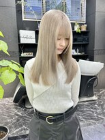 チュダック(ChuDuck)&nbsp;韓国風《ミルクティー》ハイトーン/ケアブリーチ/ダブルカラー