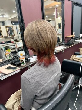 アイズ 渋沢(AIZU) ウルフ キツネカラー