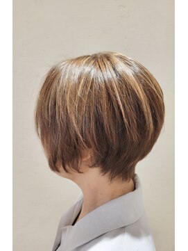 松本平太郎美容室 国立店 グラデーションボブ×イノアカラー×ハイライト