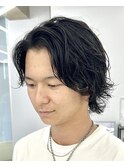 ニュアンスパーマ/ウルフカット/毛流れパーマ/藤沢美容室