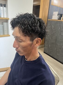 エメヘアデザイン ルイス(Aimer Hair Design Lewis) ツイストスパイラルパーマ/メンズパーマ/時短セット/弘前市