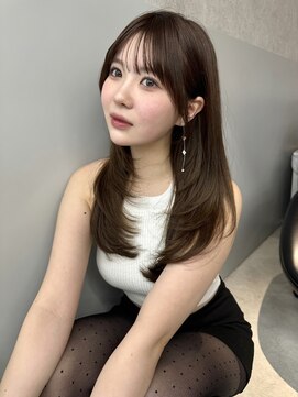 ロンドミラー 博多店(Lond Mirror) レイヤーカット/ハッシュカット/透明感/暗めカラー/ダブルカラー