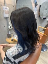 コージー(Kozy) ☆ブルーカラー/インナーカラー/巻き髪ヘア☆