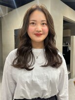 ヘアー アイス ルーチェ(HAIR ICI LUCE) レイヤーカット/グレージュ/ブリーチなし/星