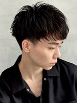 フィフス 渋谷(fifth)&nbsp;渋谷メンズスパイキーショート緩めピンツイストスパイラルパーマ