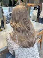 サンク 原宿 表参道(cinq) アッシュグレージュアイスグレージュミディアムレイヤー韓国