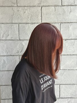 ロカリタ キョウト 千本丸太町店(ROCAReTA kyoto) ブリーチなしピンクブラウン