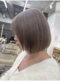 ミルクティーベージュ×まとまるボブ 「村田」