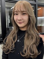 ニコ トウキョウ 渋谷(nico TOKYO)&nbsp;ミルクティーベージュダブルカラーハイトーン韓国レイヤー