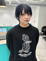 ゼスト ジグ(ZEST ZIGU)&nbsp;ウルフカットインナーカラーダークブルー吉祥寺《宮坂》