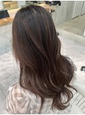 ミディアムレイヤーカット/似合わせカット/大人ガーリー/20代