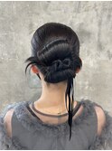 カチモリ/ヘアアレンジ/結婚式参列