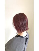 ルクス パークアベニュー(Lx park avenue) 切りっぱなしボブ×ピンクブラウン