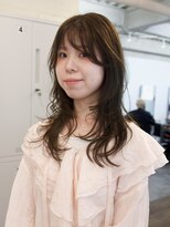 ジーレ 南堀江(jiire)&nbsp;ザクザクレイヤーカット×オリーブベージュ