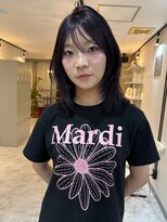 ヴィア 京都烏丸(Via)&nbsp;10代20代/ラベンダー/ダークラベンダー/ブリーチ/髪質改善