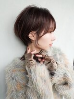 ウル(uru)&nbsp;【ショートカット/坂本大樹】赤みブラウン大人丸みショート