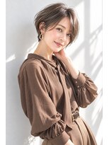 アッシュ 学芸大学店(Ash) ショートボブ/大人女性/ラテベージュ/髪質改善/白髪ぼかし