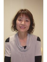 ヘアーメイク ナイス(Hair make NICE)&nbsp;やや前下がりの、レイヤーソフトウェーブヘアー