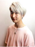 【メンズ】☆ツーブロ×ホワイトカラー(Wカラー)☆