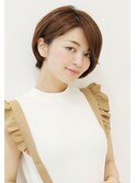 【30代40代50代】 大人可愛いひし形ショートボブ
