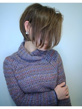 ラウンジ モリオ イケブクロ(Lounge MORIO Ikebukuro) 【morio池袋】大人かわいい可愛い前下がり透け感ショート♪