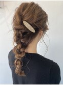 編み下ろしヘアセット