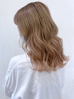 アイティー バイ アルバム 浦和店(IT by ALBUM) ブロンドベージュ_セミウェットウェーブオリーブカラー_ba305652