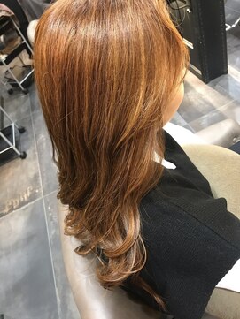 ルシエ(LUCIE) ハイライトシフォンオレンジ