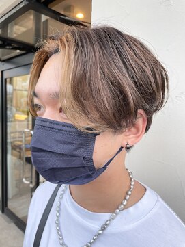 ウル(uLu.) 【アクセントカラー】メンズフェイスフレーミング◎