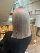 ラフ 難波店(LAFF)&nbsp;#黒髪#ボブルフ#ネビージュ#小顔#ワンレン