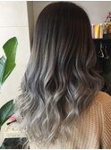 デザインカラー/レイヤーカット/ウェットヘア/夏のヘアアレンジ
