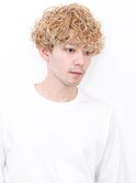 束感ショートマッシュパーマウルフ波巻きハイライト270