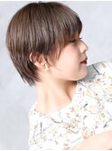 大人可愛い小顔美髪ツヤ髪くびれショートシアーグレージュA2