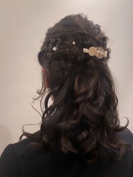 六本木美容室 西麻布店 ヘアセット◎ハーフアップアレンジ