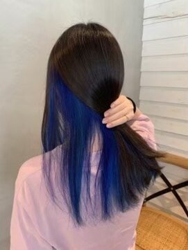 レム 聖蹟桜ヶ丘店(REM) インナーカラーブルー