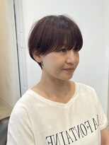 イヴォークトーキョーオーサカ(EVOKE TOKYO osaka)&nbsp;ブリーチなしピンクベージュカラー マッシュショート 簡単セット