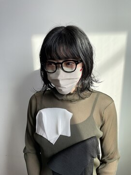 ヴァンキャトル デニム(vingt_quatre denim) ボブ×ラフパーマ