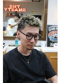 テーパーフェードスパイキーショート