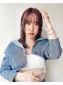 薄めバングレイヤー