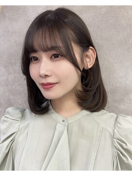 ロンドアヴァントゥス 池袋(Lond aventus) 韓国レイヤー/韓国風/ボブ/髪質改善/黒髪/ブリーチなし〔池袋〕